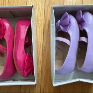 Kids Pink and Purple Ballet Flats